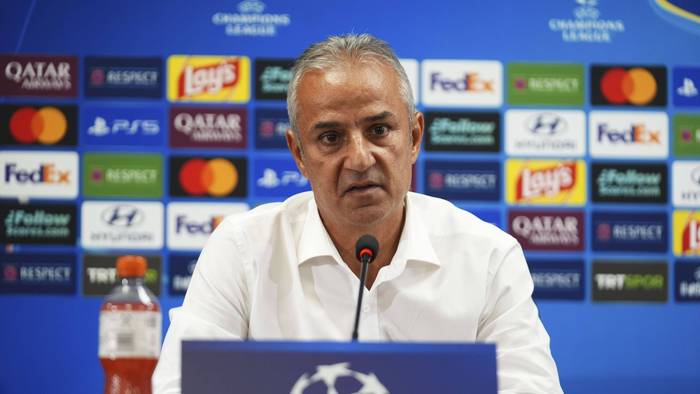 Pressekonferenz mit Trainer Ismail Kartal.