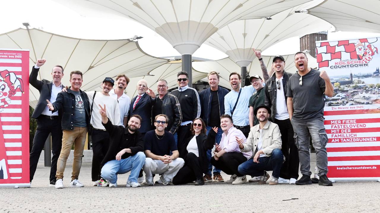 Der „Grosse Kölsche Countdown“: Pressekonferenz im Tanzbrunnen.
