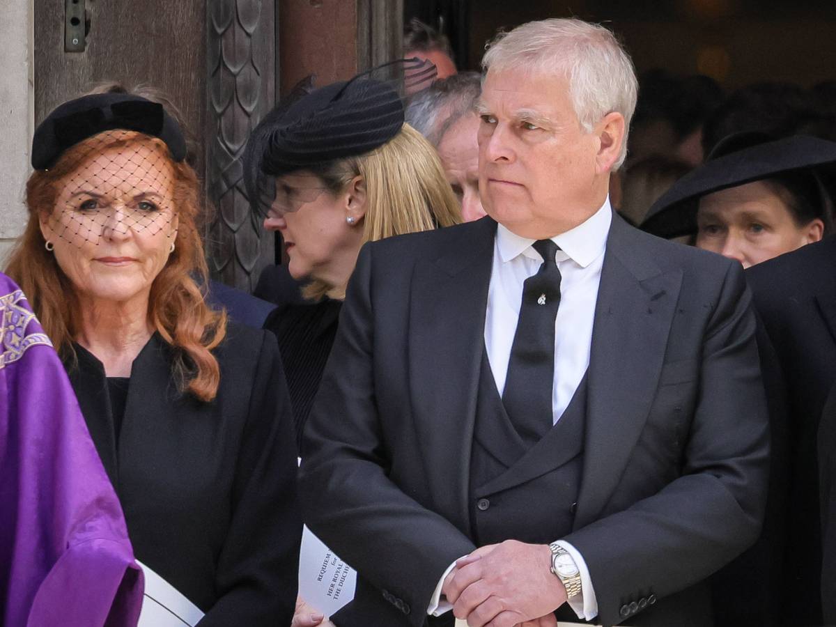 Ex-Prinz Andrew neben Sarah Ferguson.