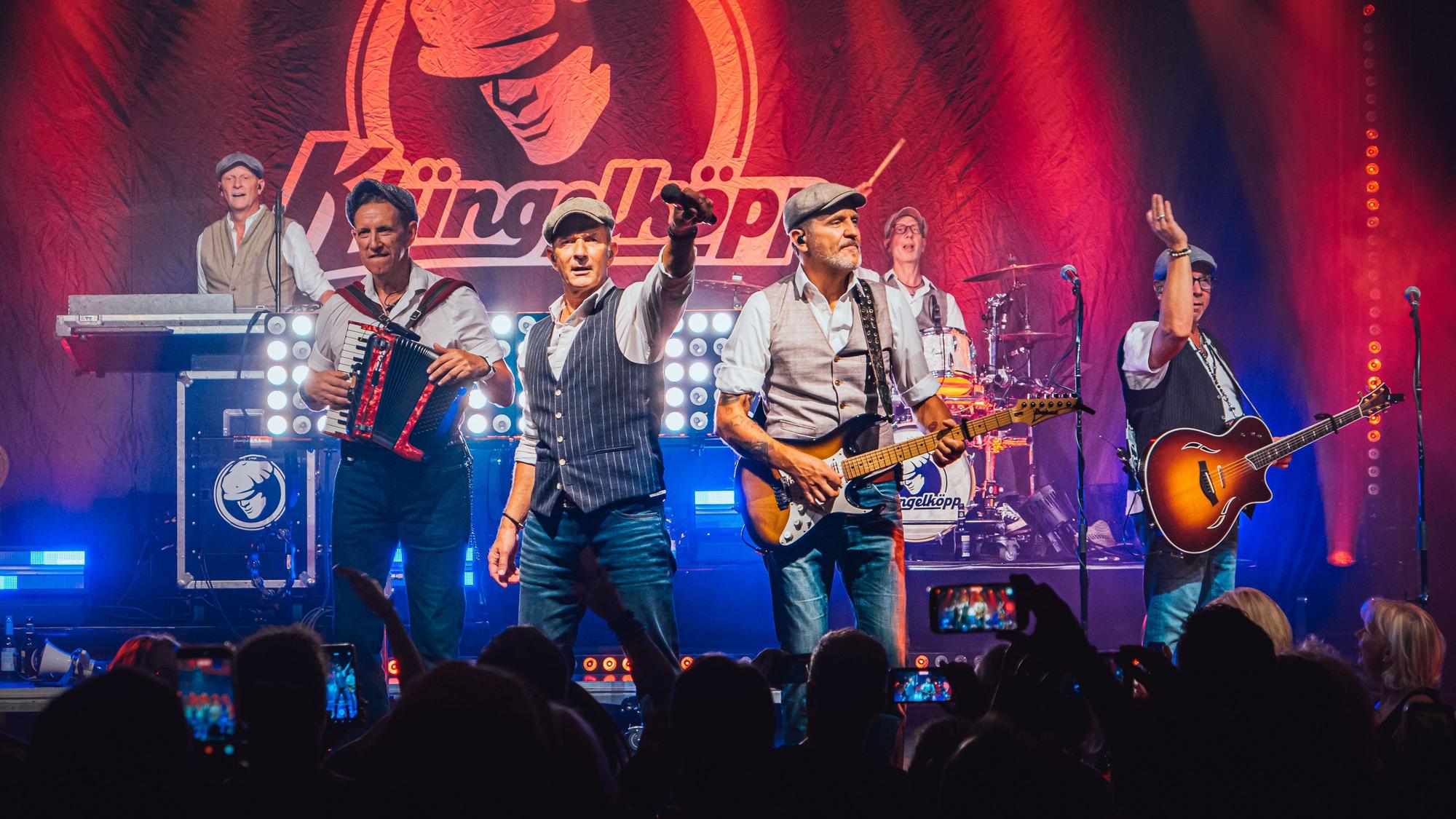 Die Klüngelköpp beim Konzert im Gloria.