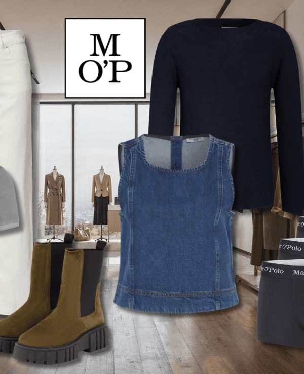 Eine Darstellung von Verschiedenen Marc O'Polo Pieces.