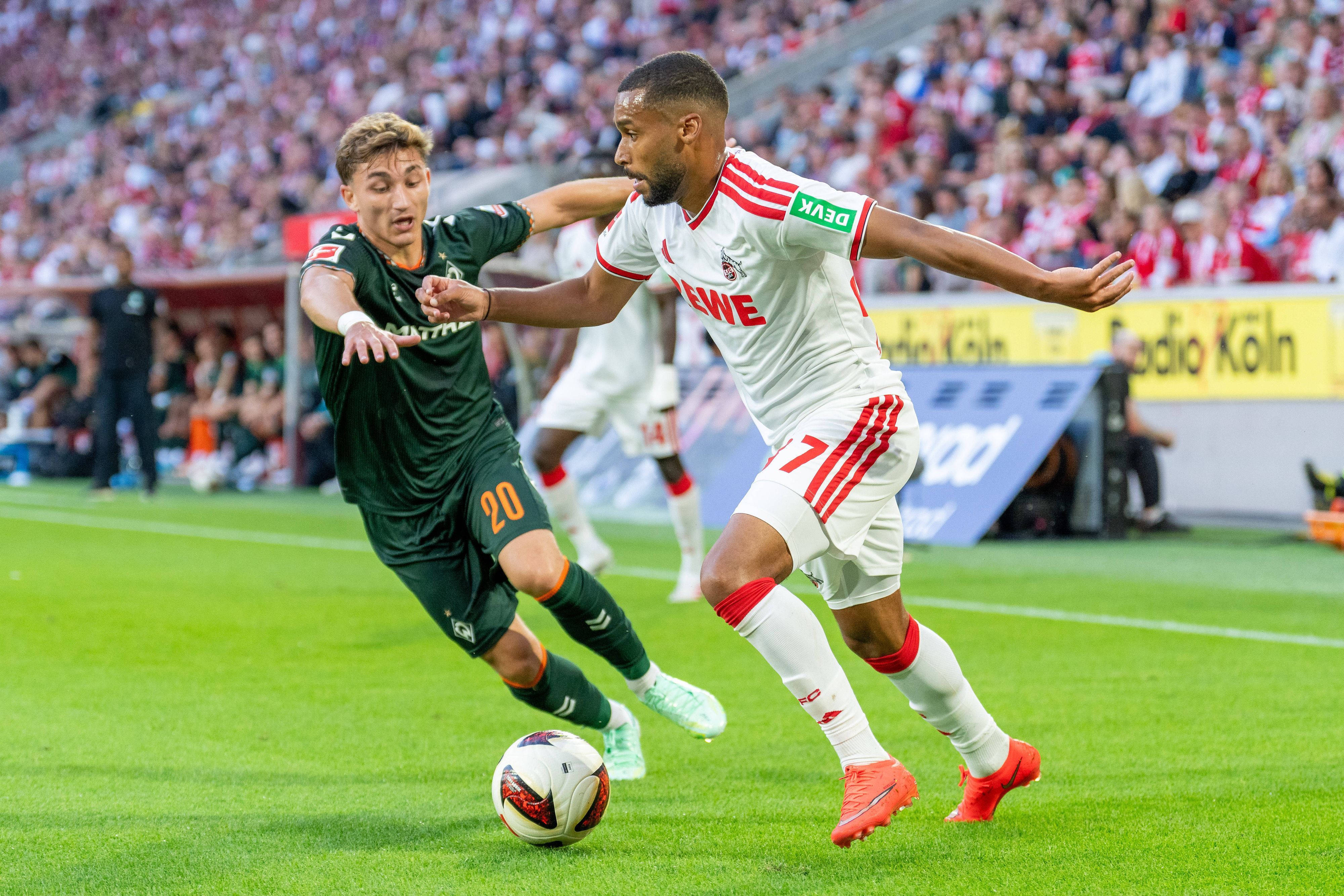Linton Maina im Spiel gegen Werder Bremen.