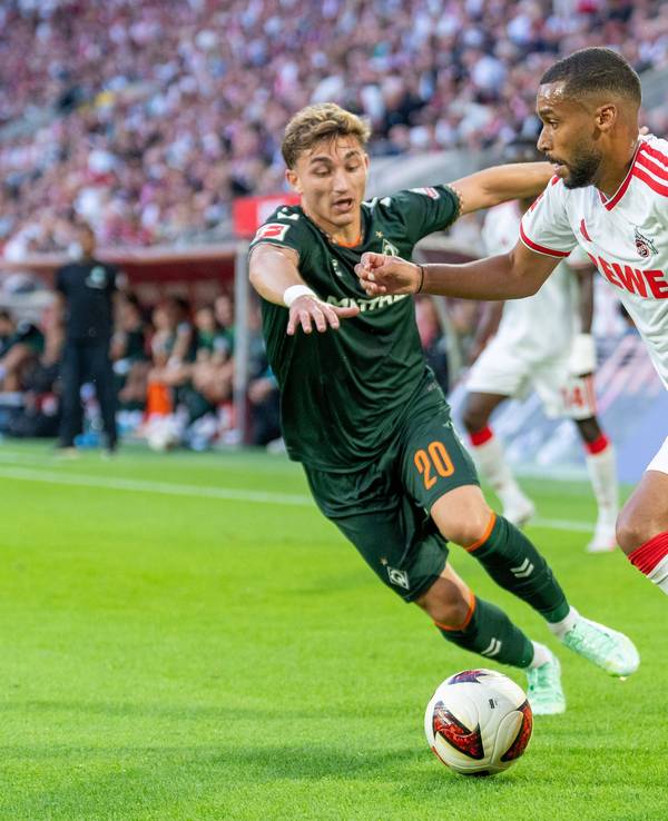 Linton Maina im Spiel gegen Werder Bremen.