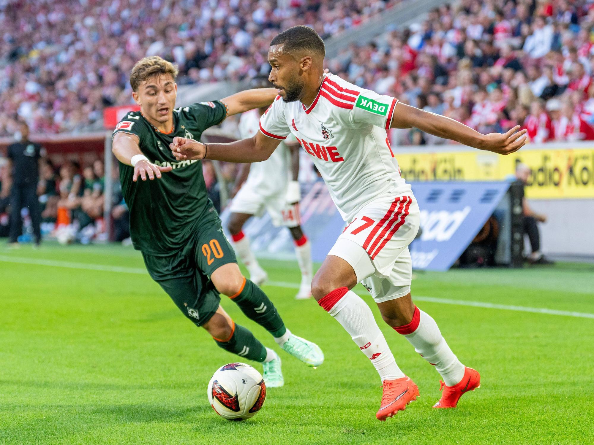 Linton Maina im Spiel gegen Werder Bremen.