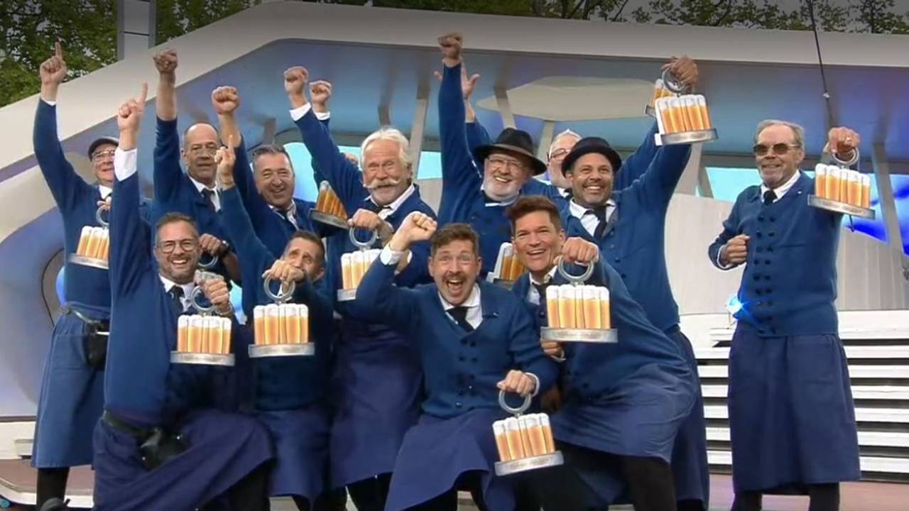 Henning Krautmacher beim Auftritt im Fernsehgarten.