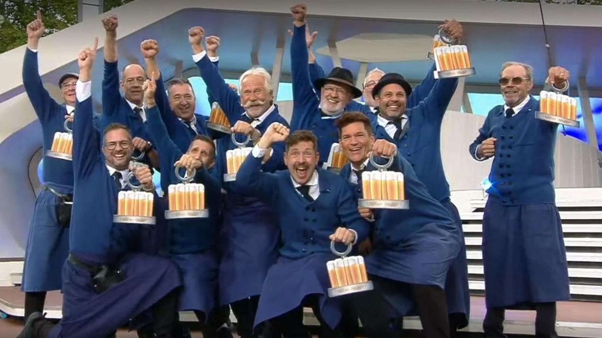 Henning Krautmacher beim Auftritt im Fernsehgarten.