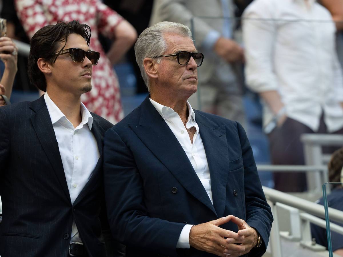 Pierce Brosnan bei den US Open