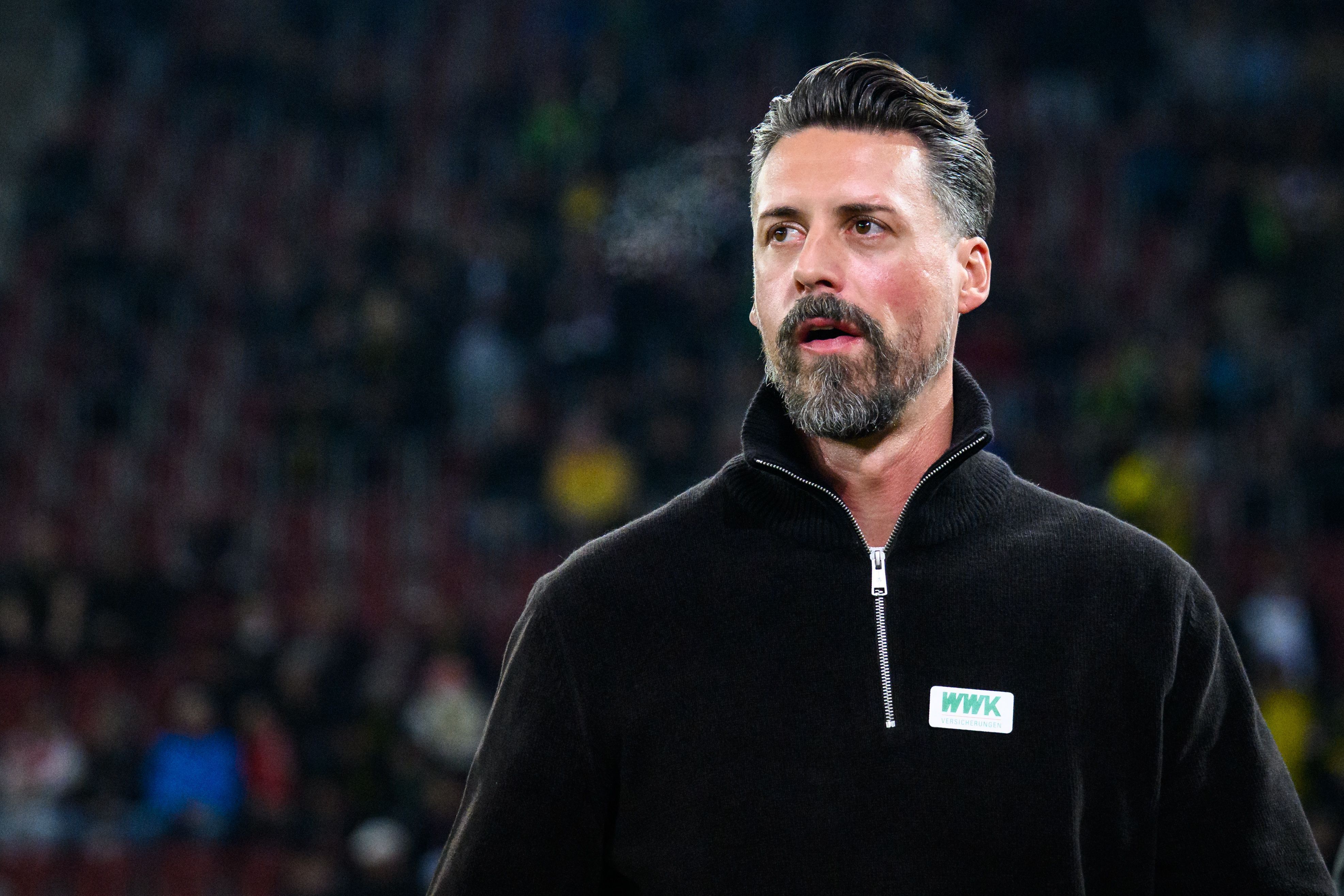 Sandro Wagner bei einem Spiel des FC Augsburg.
