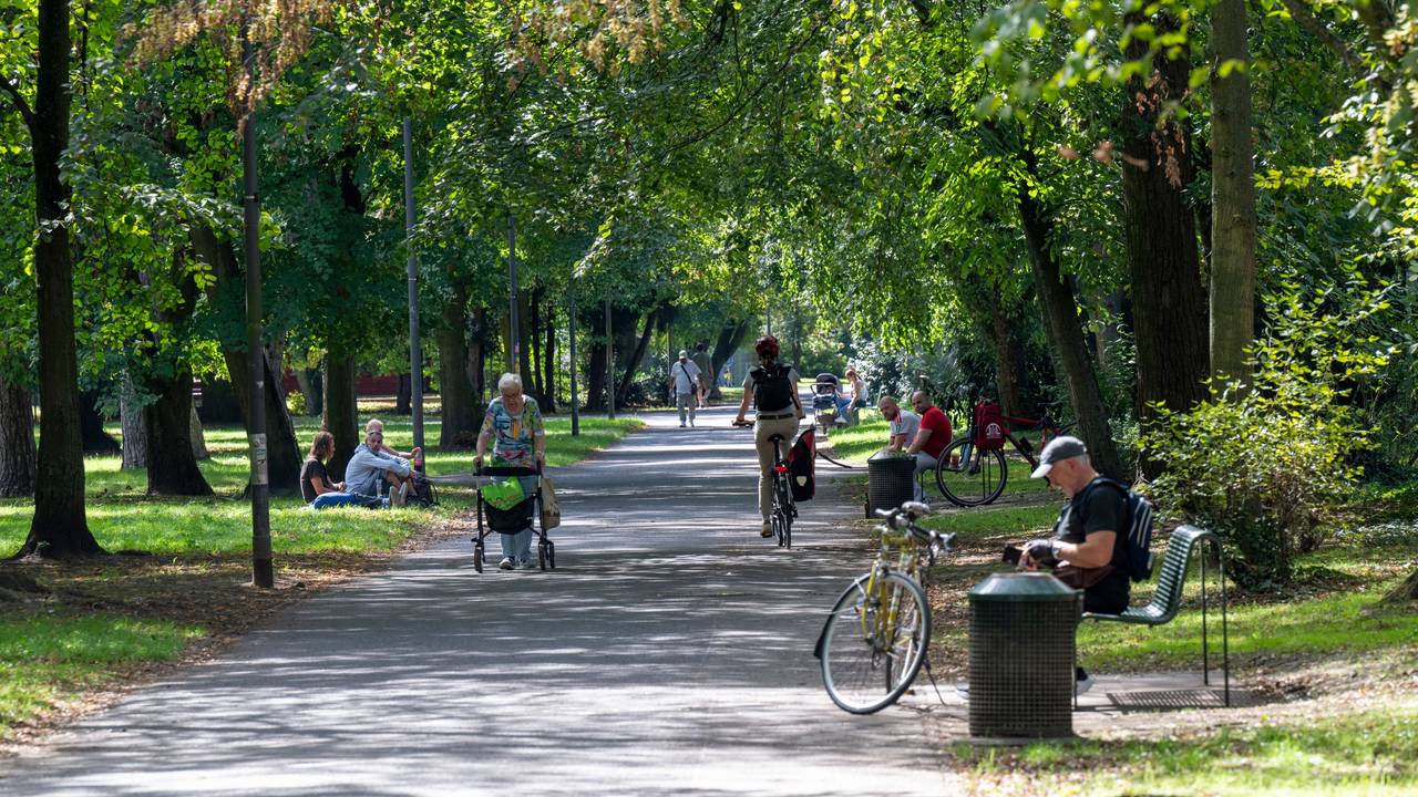 Im Mülheimer Stadtgarten genießen die Menschen einen schönen Spätsommertag. (Archivbild)