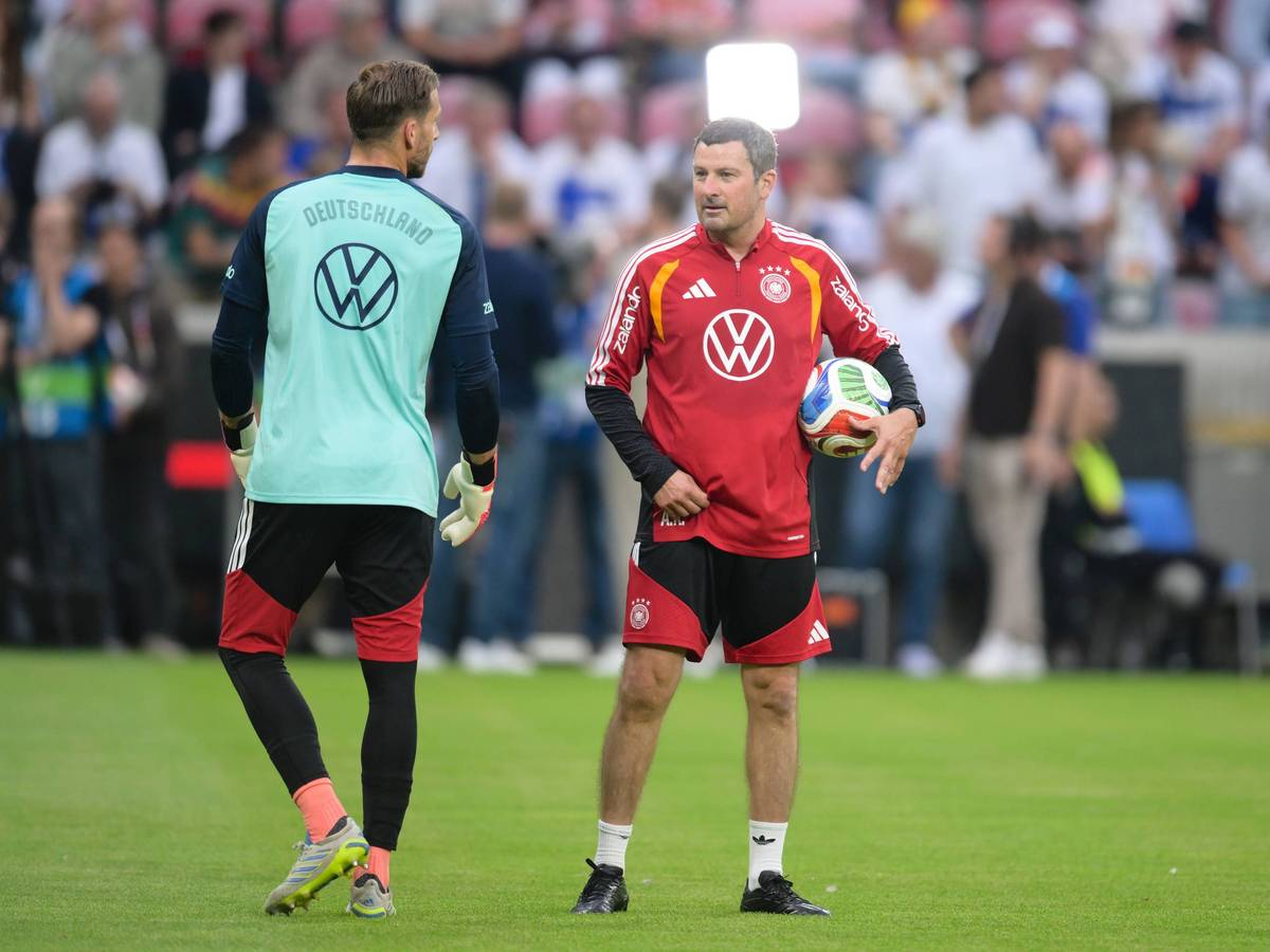 Oliver Baumann vor dem Freundschaftsspiel gegen Finnland.