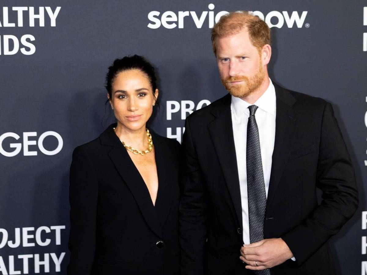 Prinz Harry und Meghan auf dem roten Teppich.