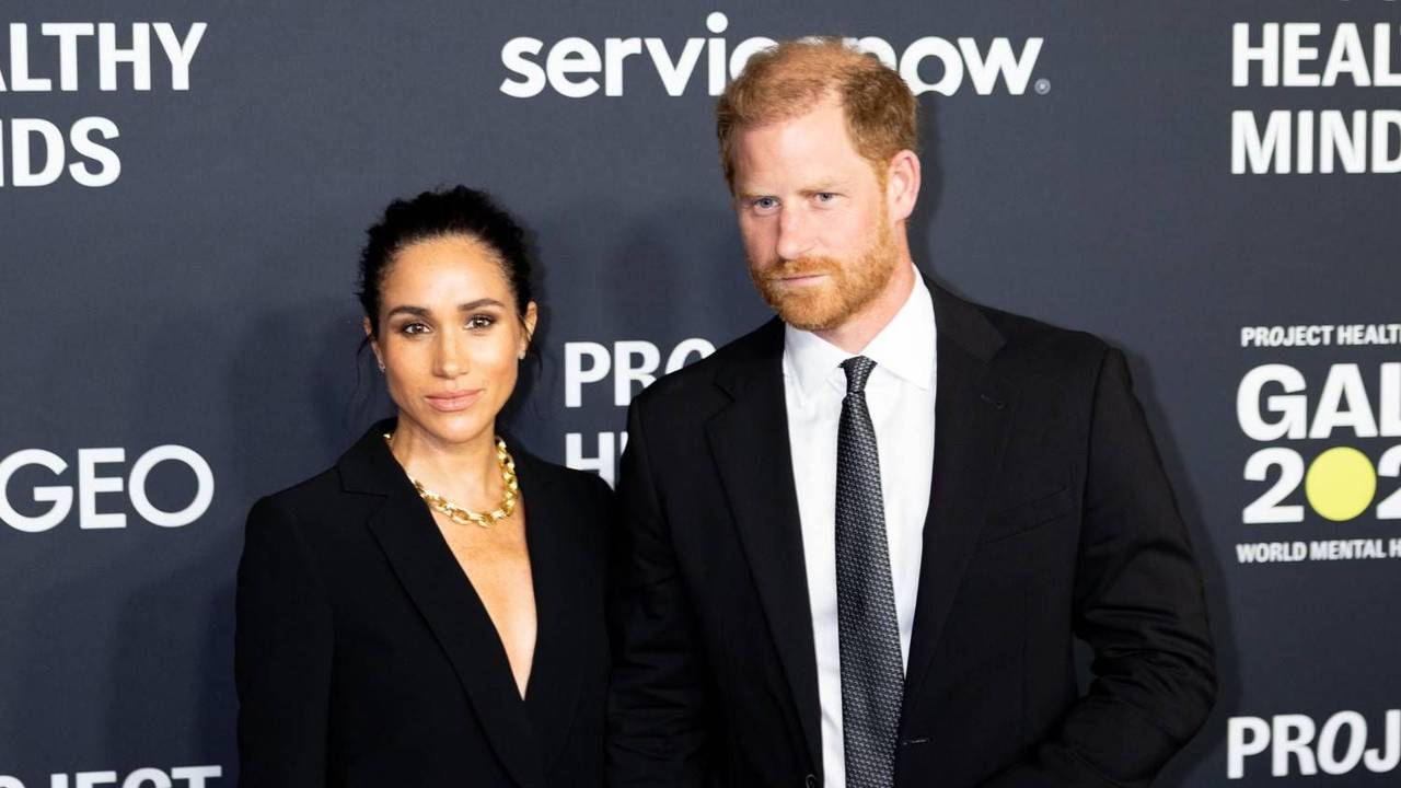 Prinz Harry und Meghan auf dem roten Teppich.