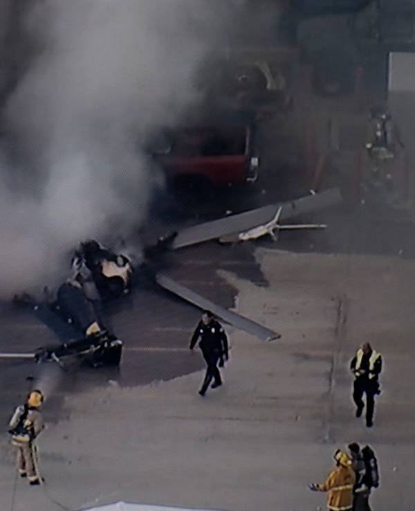 Hubschrauberabsturz in Los Angeles
