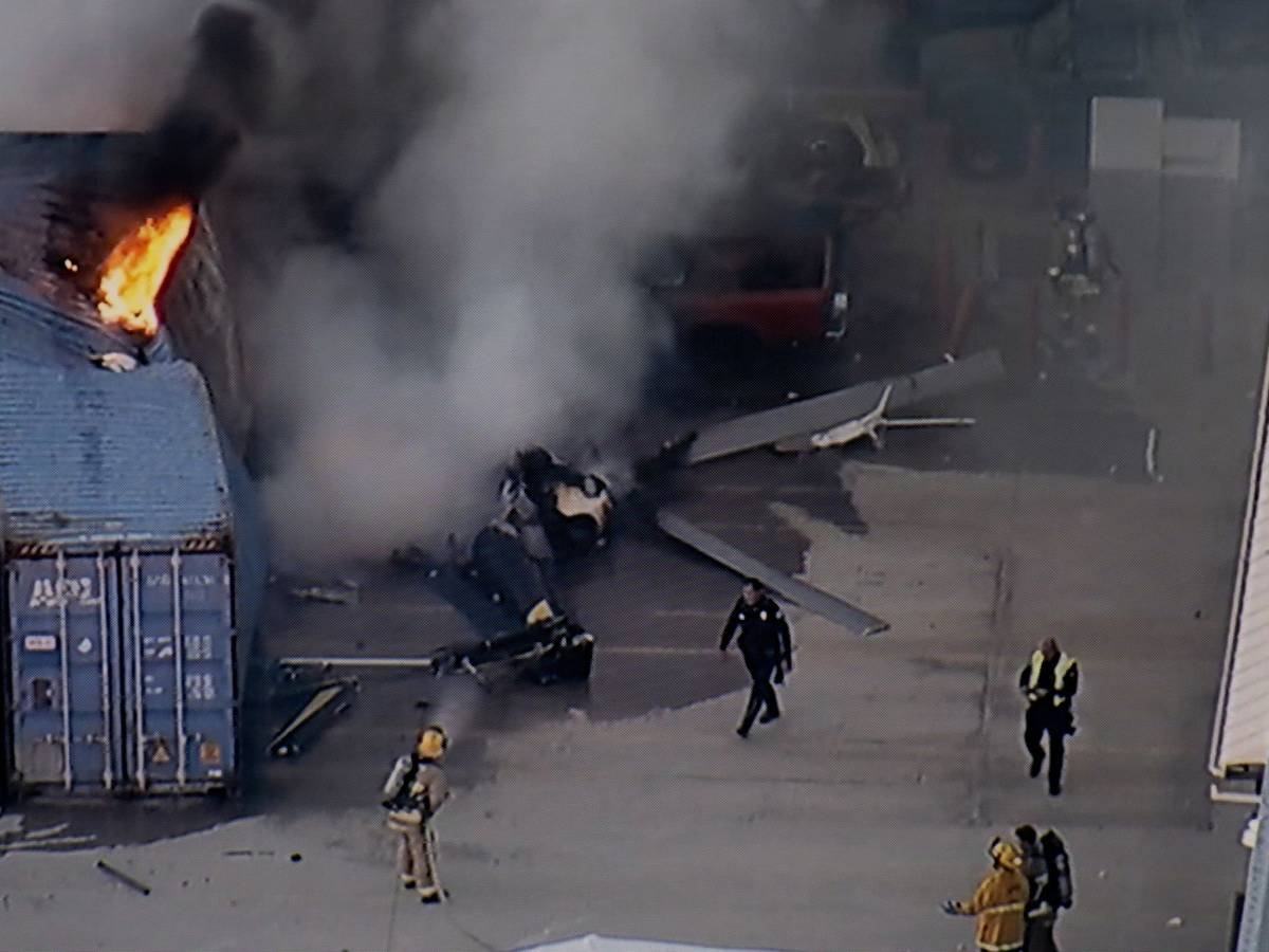 Hubschrauberabsturz in Los Angeles