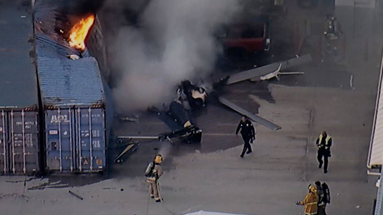 Hubschrauberabsturz in Los Angeles