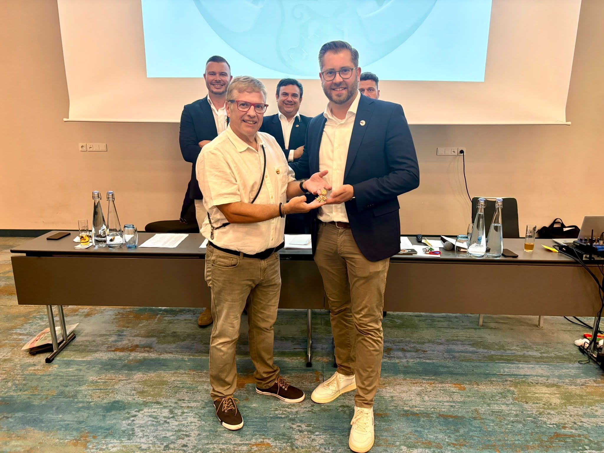 Michael Klaas und Jens Scharfe von den Altstädtern.