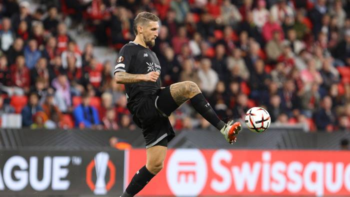 Robert Andrich im Spiel in der Europa League gegen Celje.