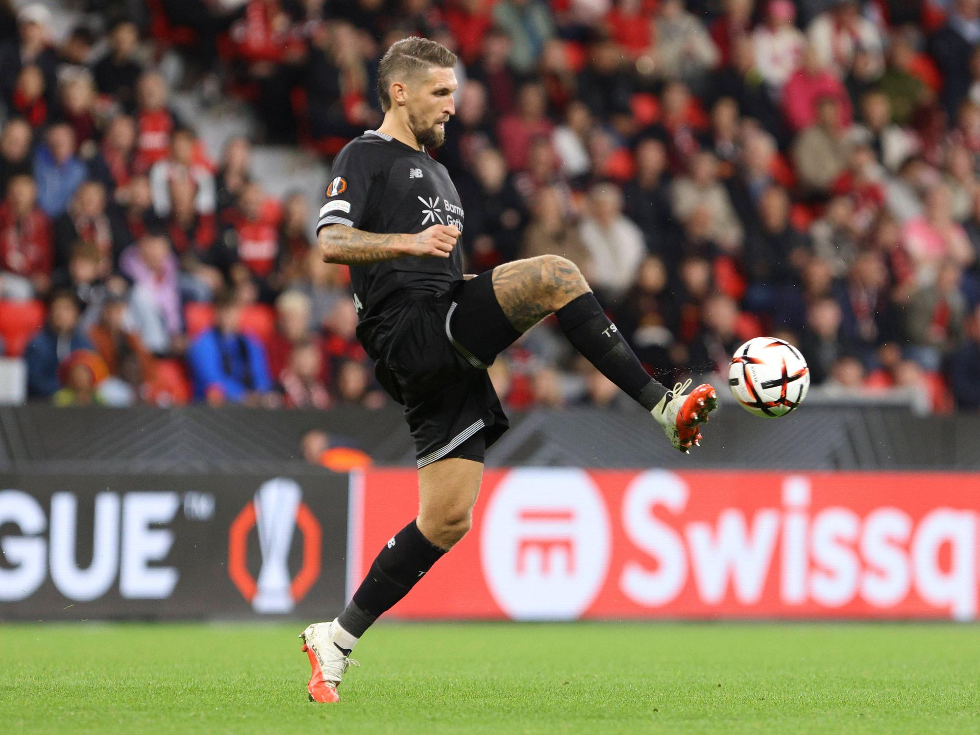 Robert Andrich im Spiel in der Europa League gegen Celje.