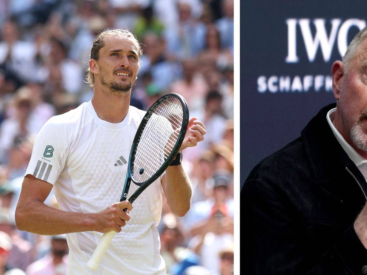 Boris Becker (rechts) nahm Alexander Zverev gegen Kritiker in Schutz. (Bild: Getty Images (Collage))