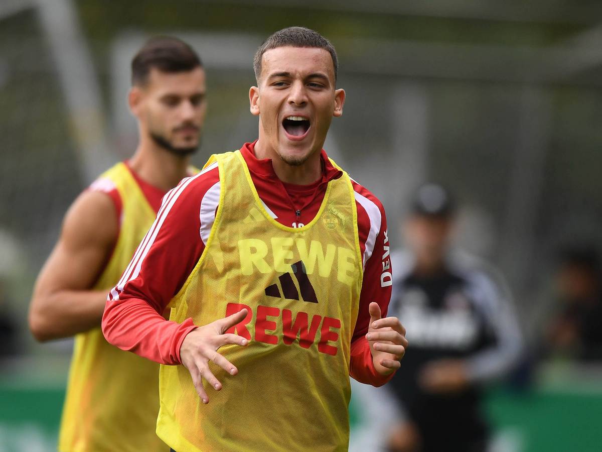 Said El Mala im Training des 1. FC Köln.