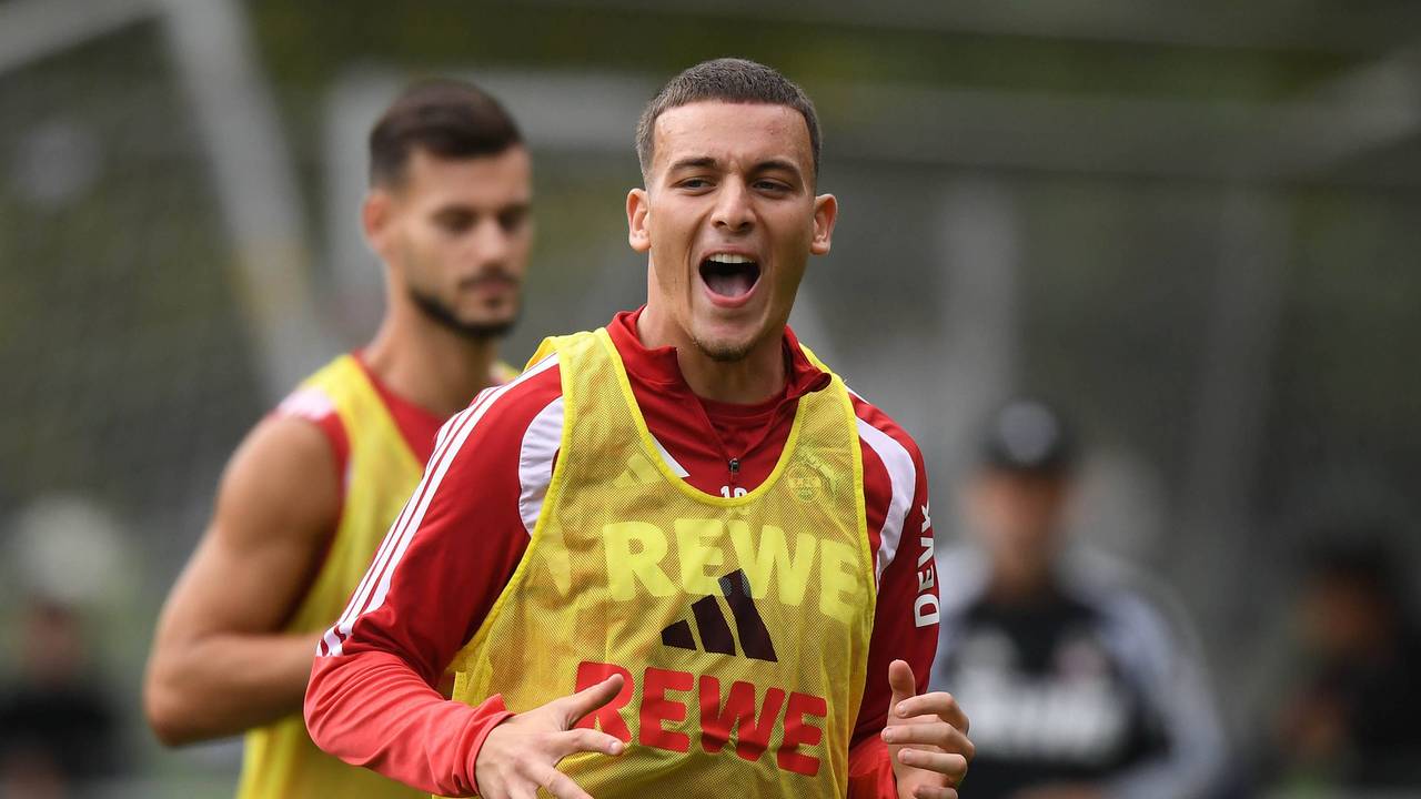 Said El Mala im Training beim 1. FC Köln.