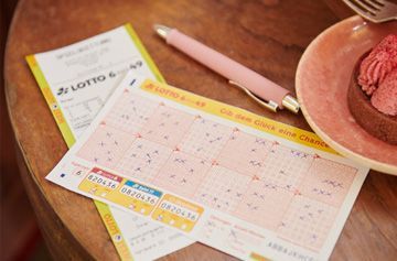 Lotto 6aus49 Spielschein.