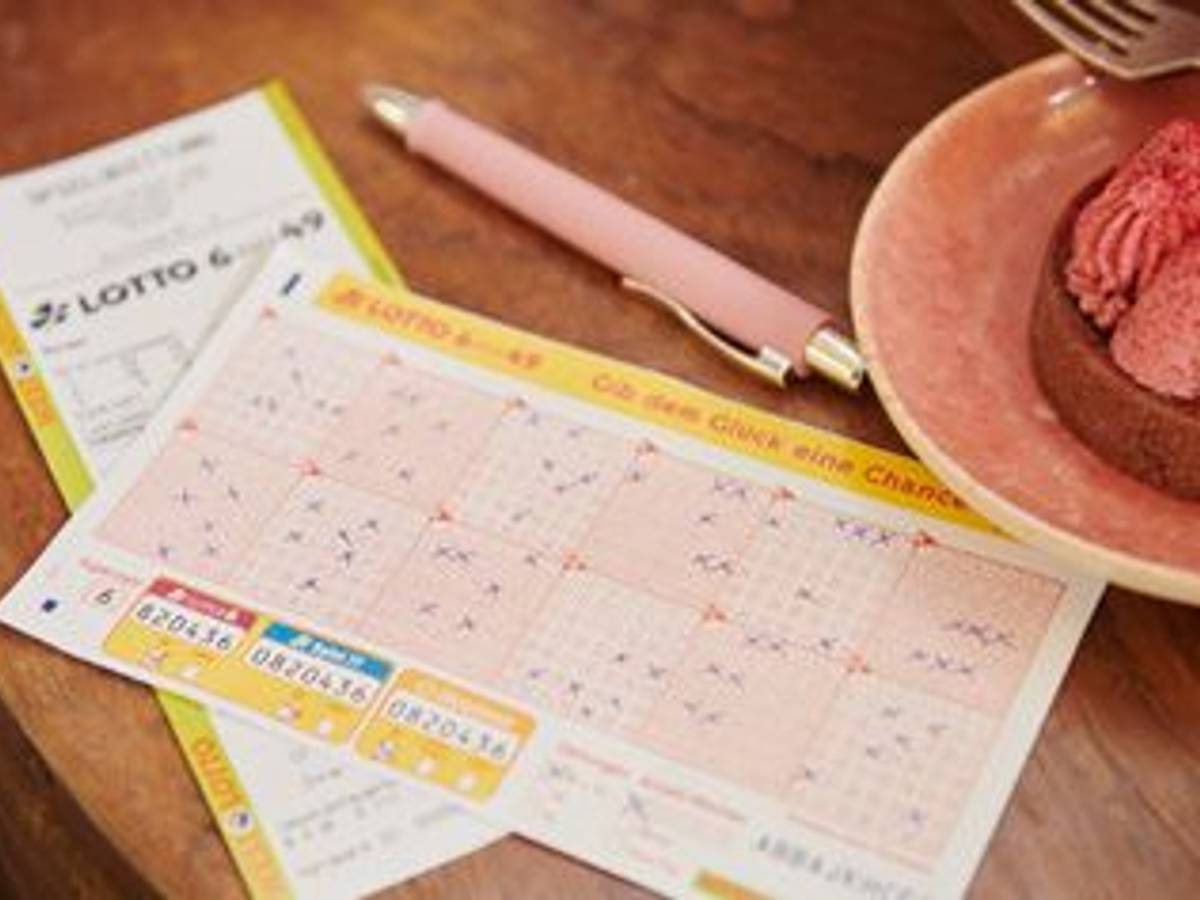 Lotto 6aus49 Spielschein.