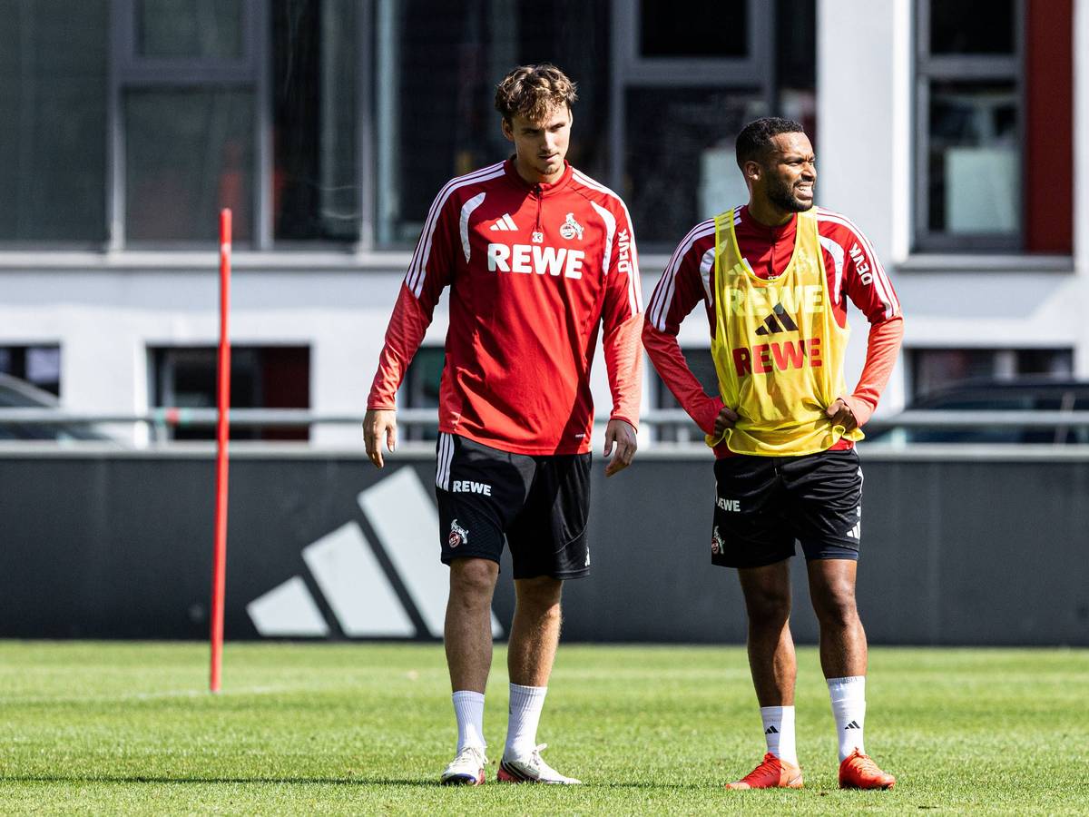 Rav van den Berg im Training des 1. FC Köln.
