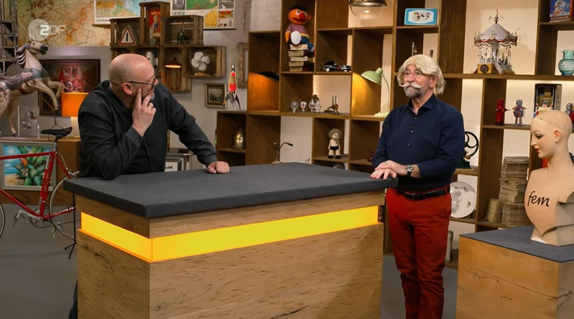 Deutschmanek war einem Lachanfall verdächtig nahe. (Bild: ZDF)