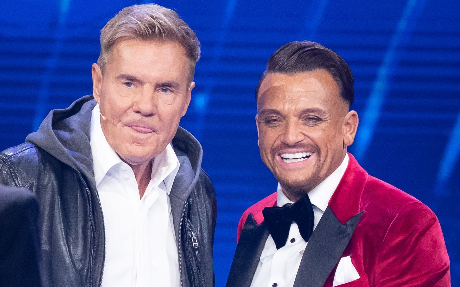 Menowin Fröhlich (rechts) hatte bei DSDS mit Dieter Bohlen viel zu lachen. Danach blieb der Erfolg allerdings aus. (Bild: 2026 Getty Images/Andreas Rentz)