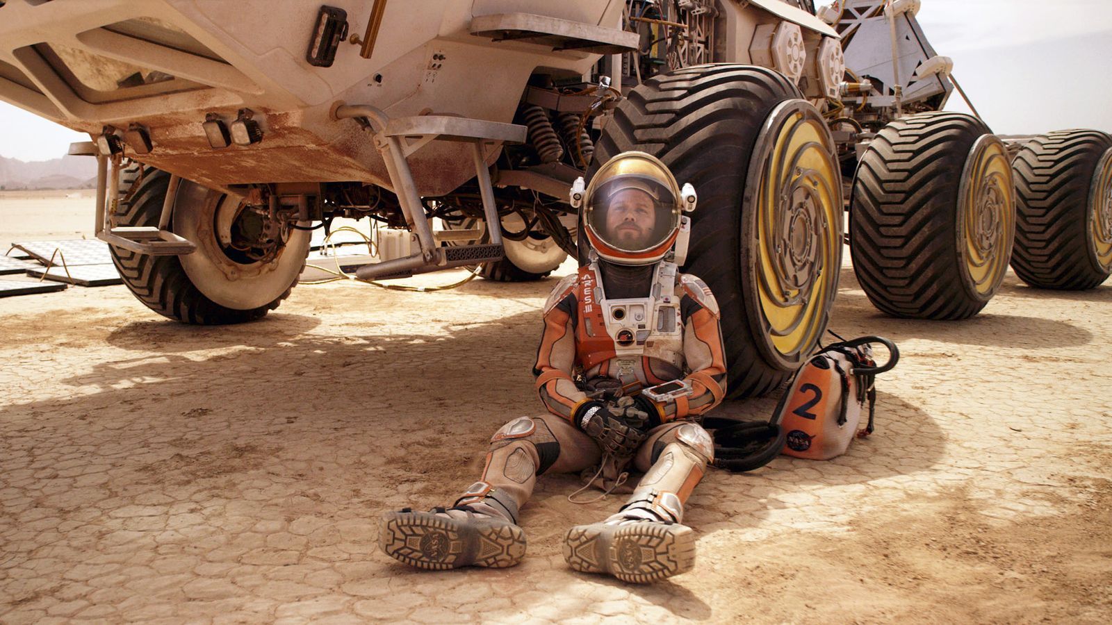 Auf sich allein gestellt, kämpft Mark Watney (Matt Damon) auf dem Mars mit begrenzten Vorräten und der lebensfeindlichen Umgebung. (Bild: 2015 Twentieth Century Fox Film Corporation. All Rights Reserved.)