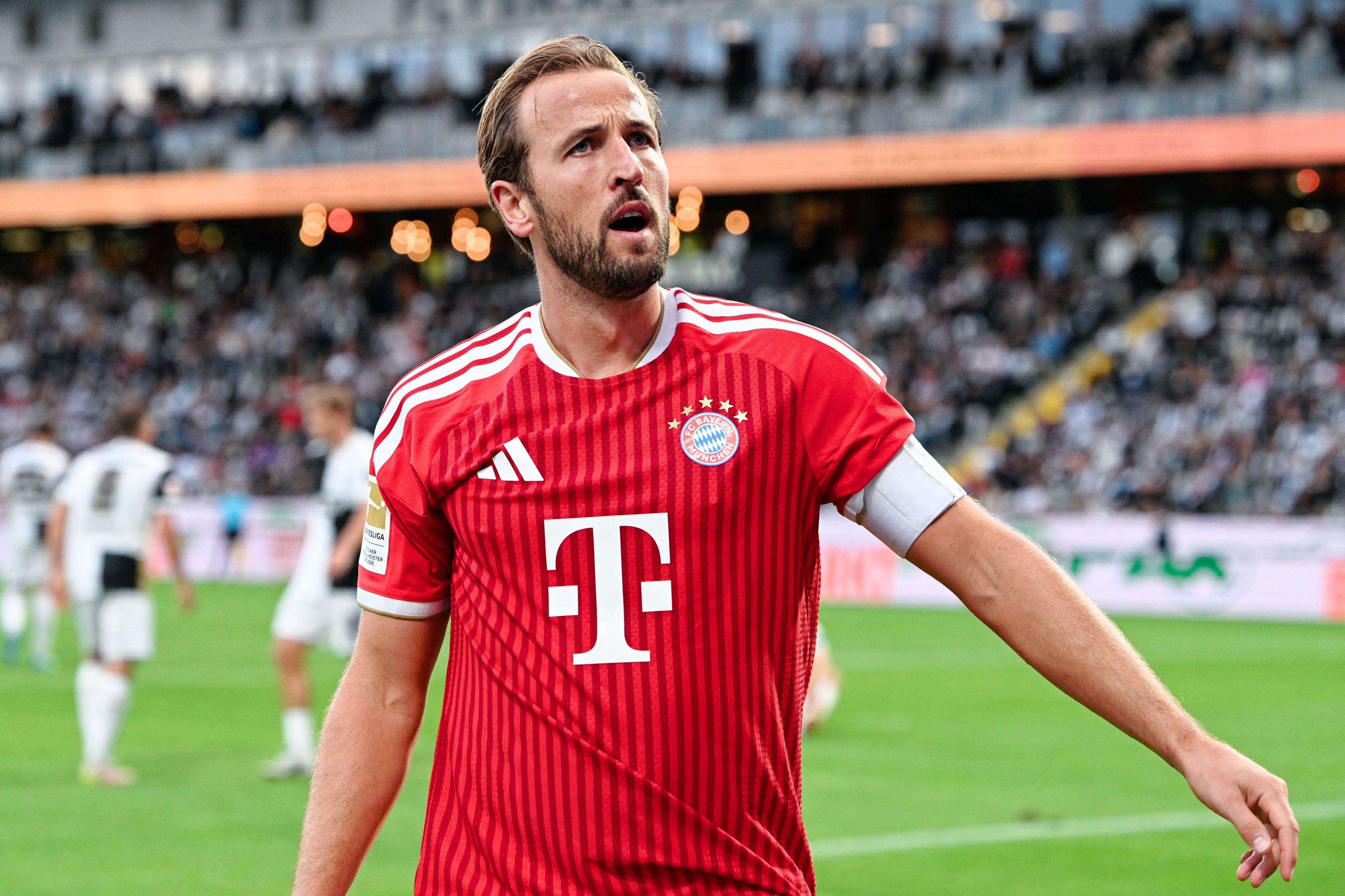 Harry Kane bejubelt ein Tor.
