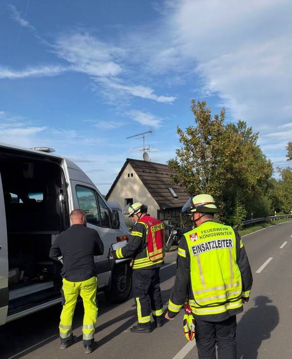 Feuerwehreinsatz wegen einer beschädigten Gasleitung. (Symbolbild)