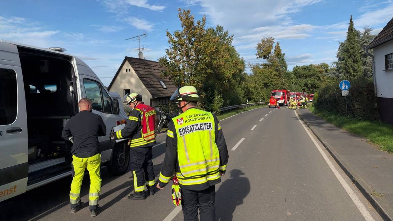 Feuerwehreinsatz wegen einer beschädigten Gasleitung. (Symbolbild)