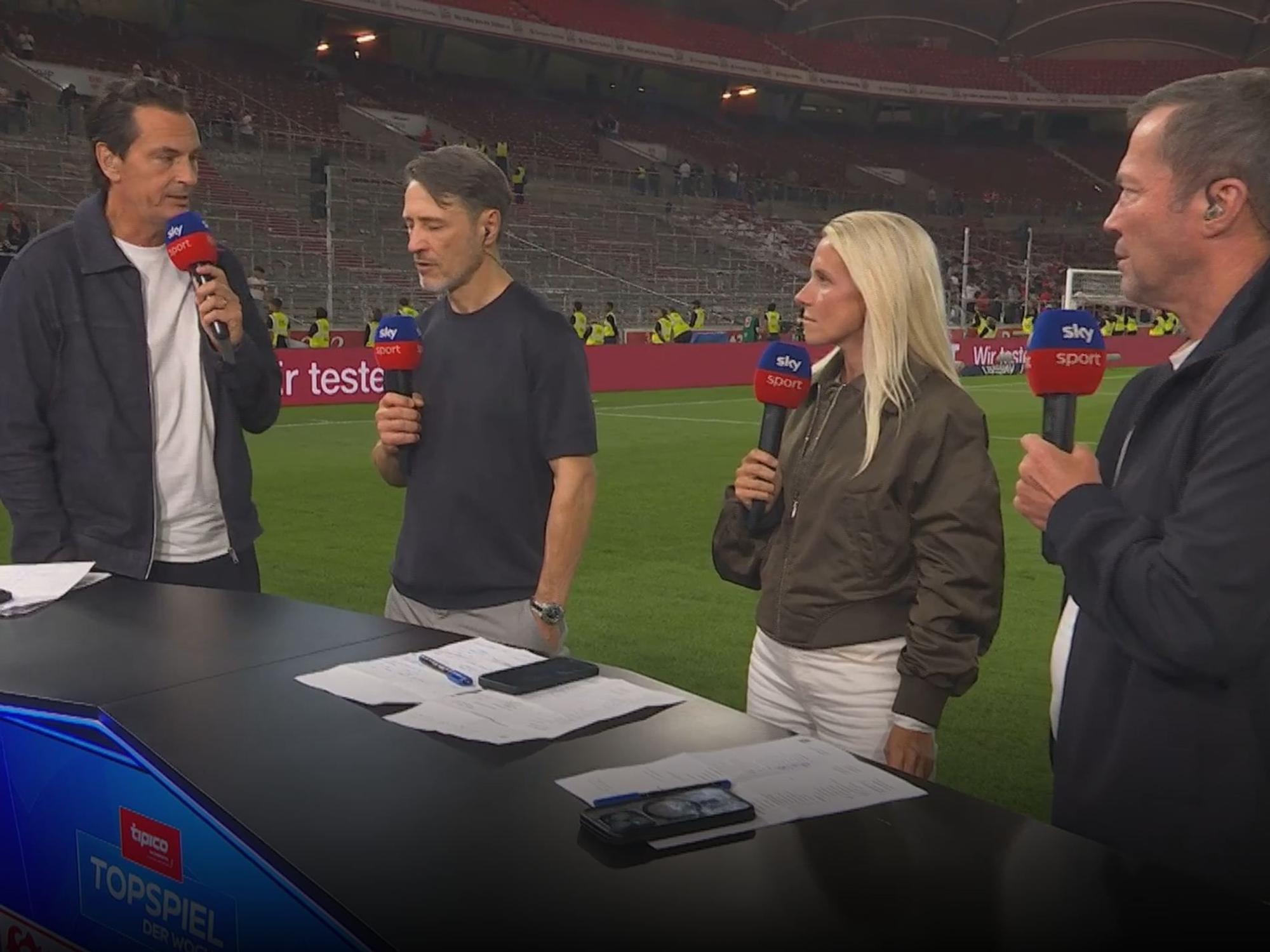 Niko Kovac reagiert auf die Nachricht, dass Peter Hermann gestorben ist.