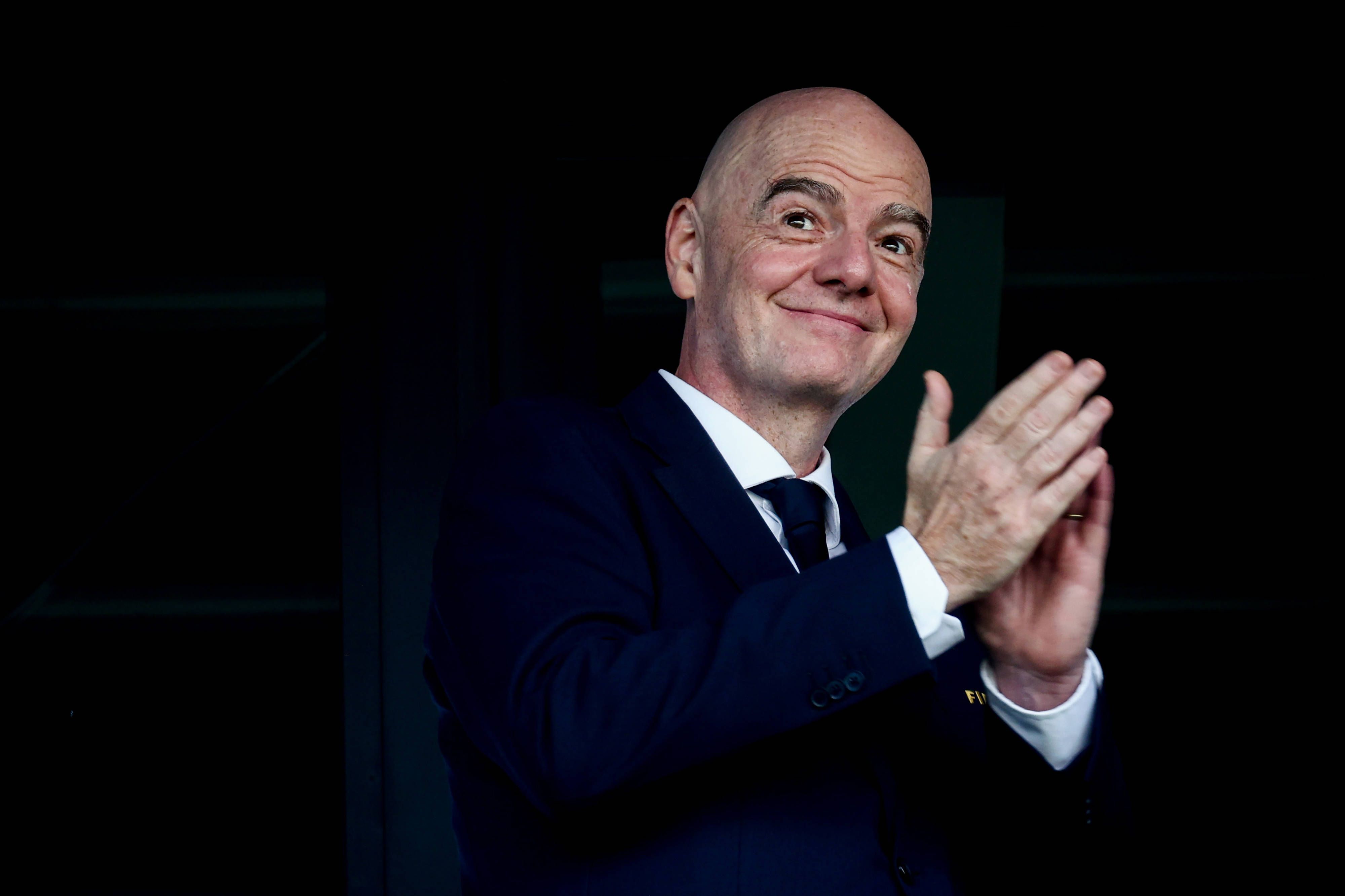 FIFA-Präsident Gianni Infantino in Polen.