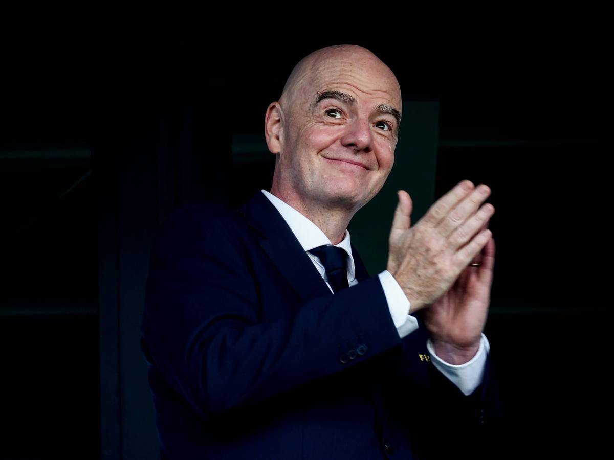 FIFA-Präsident Gianni Infantino in Polen.