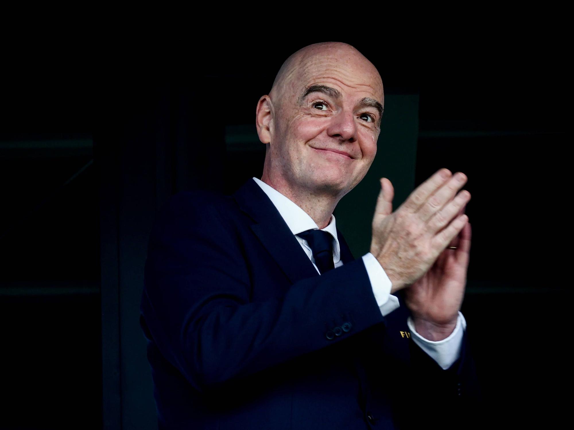 FIFA-Präsident Gianni Infantino in Polen.