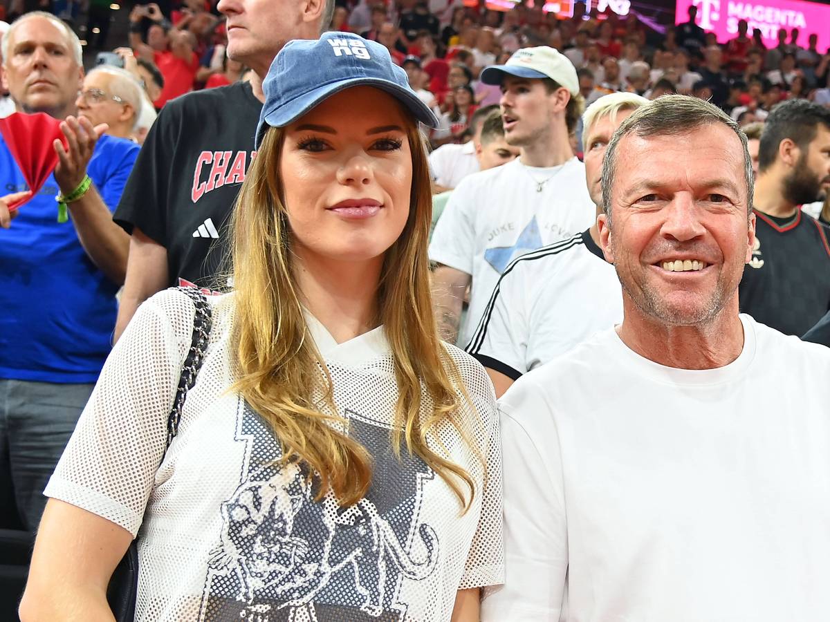 Lothar Matthäus mit seiner Freundin Theresa Sommer