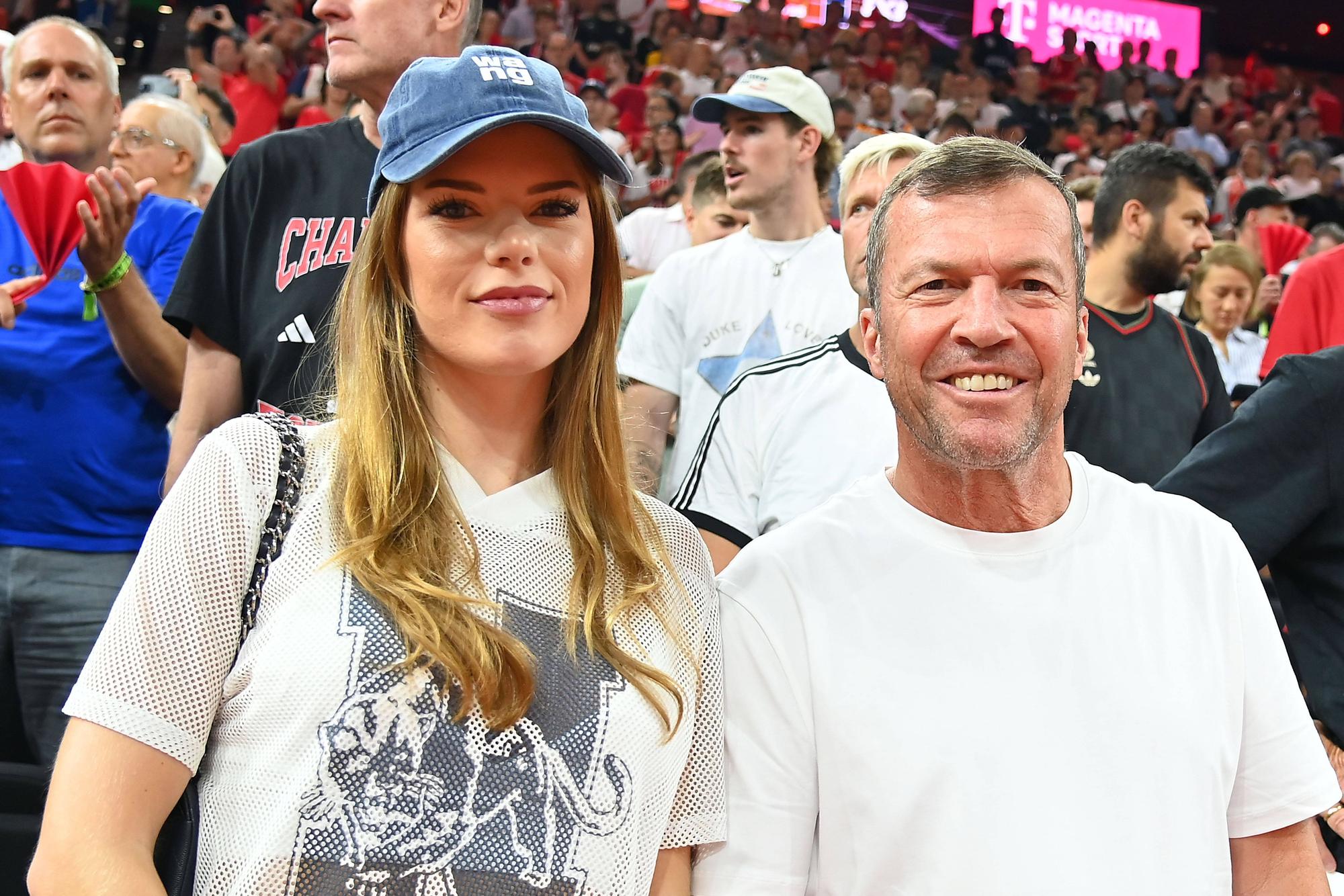 Lothar Matthäus mit seiner Freundin Theresa Sommer