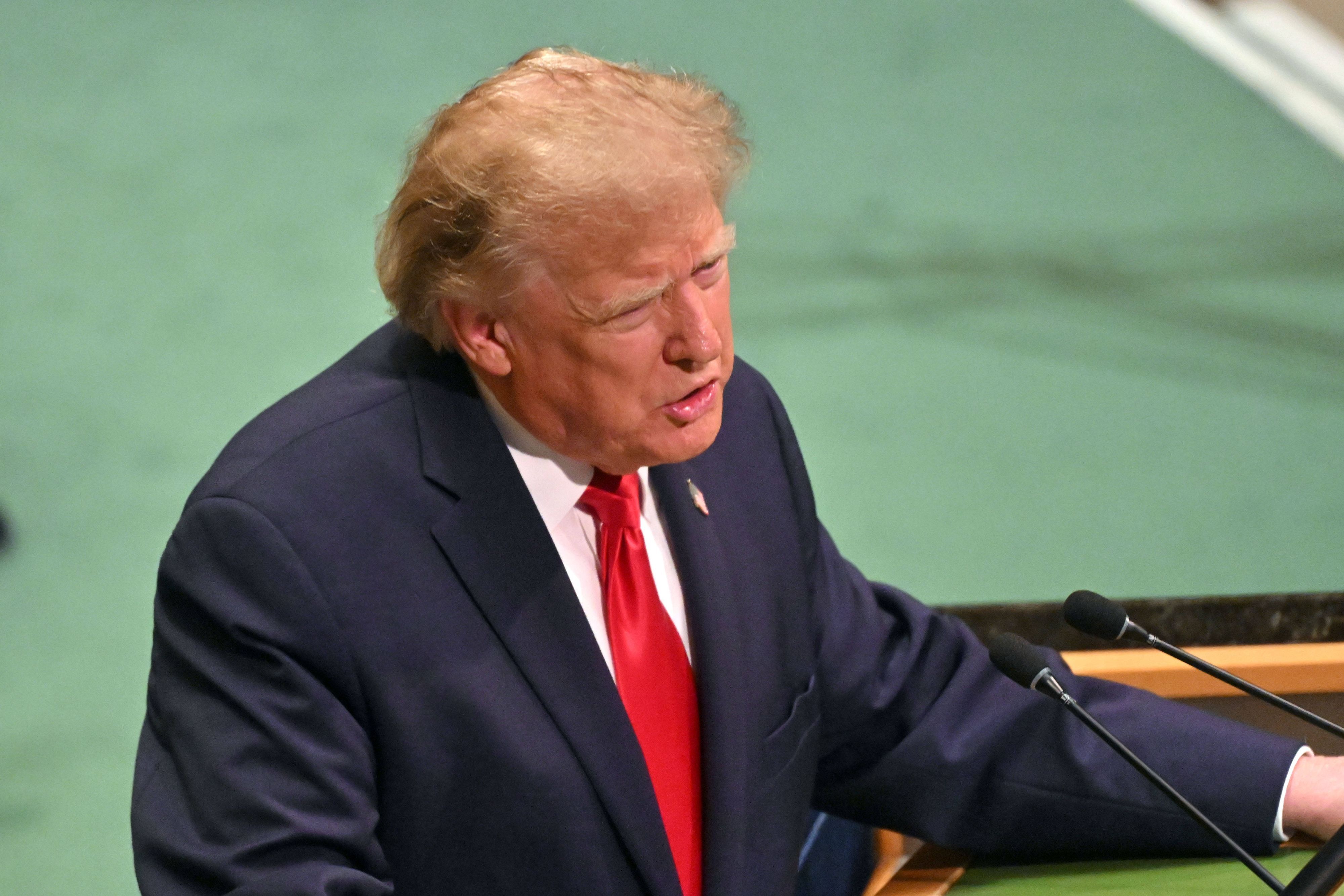 Donald Trump in New York.