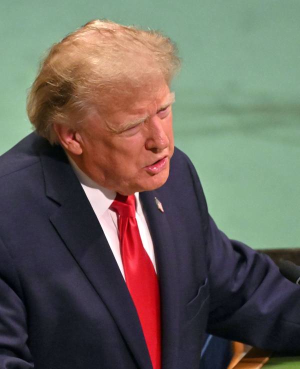 Donald Trump in New York.