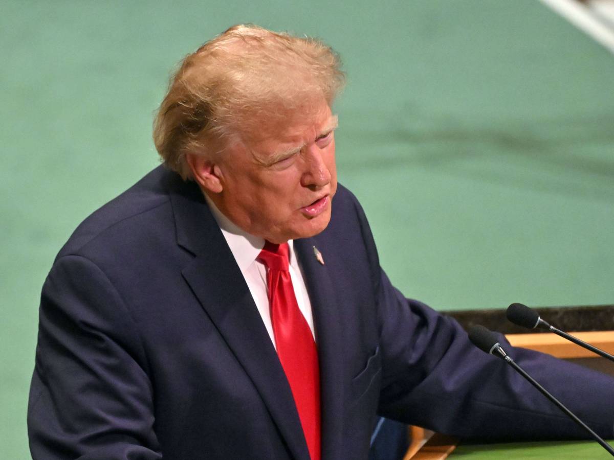 Donald Trump in New York.