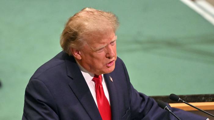 Donald Trump in New York.