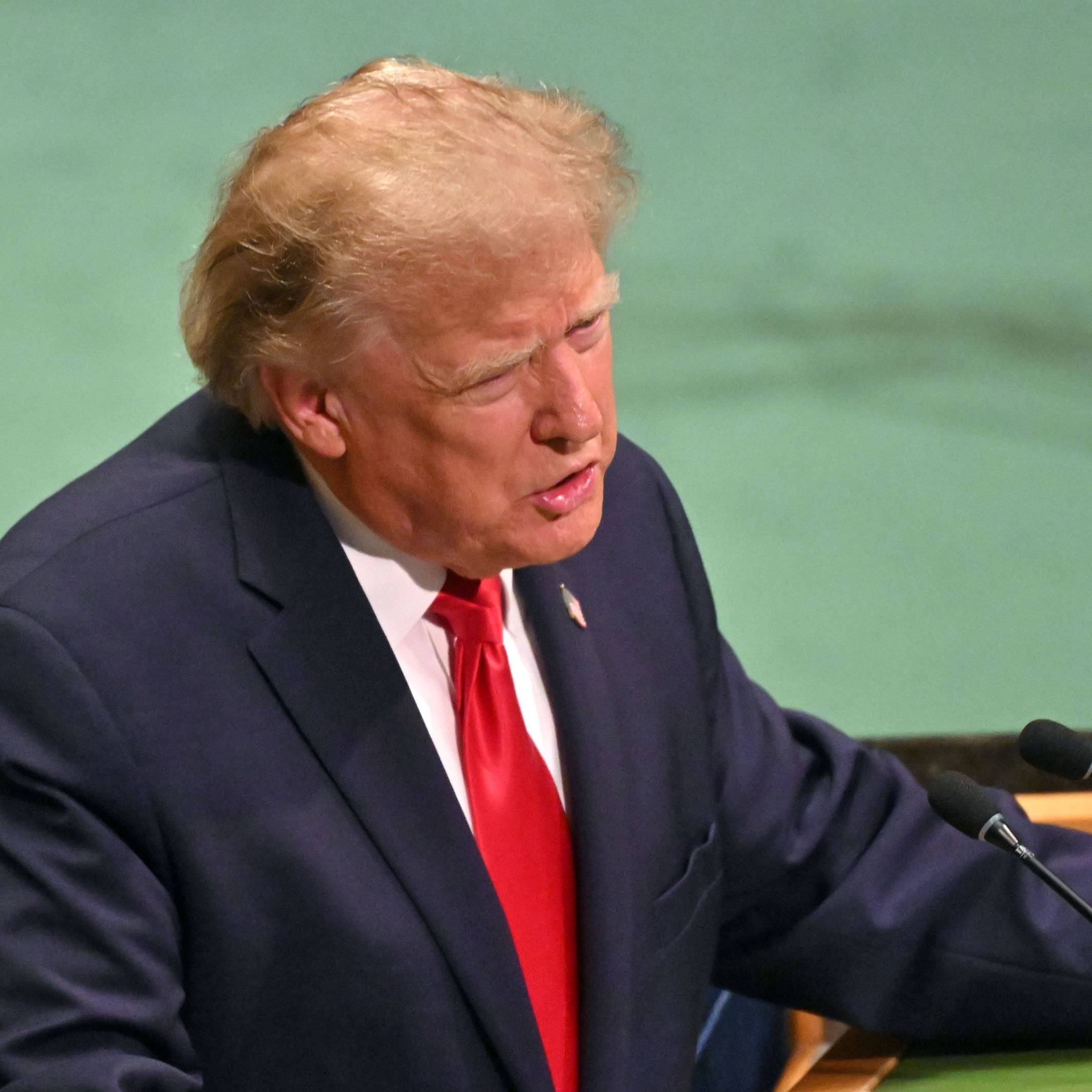 Donald Trump in New York.