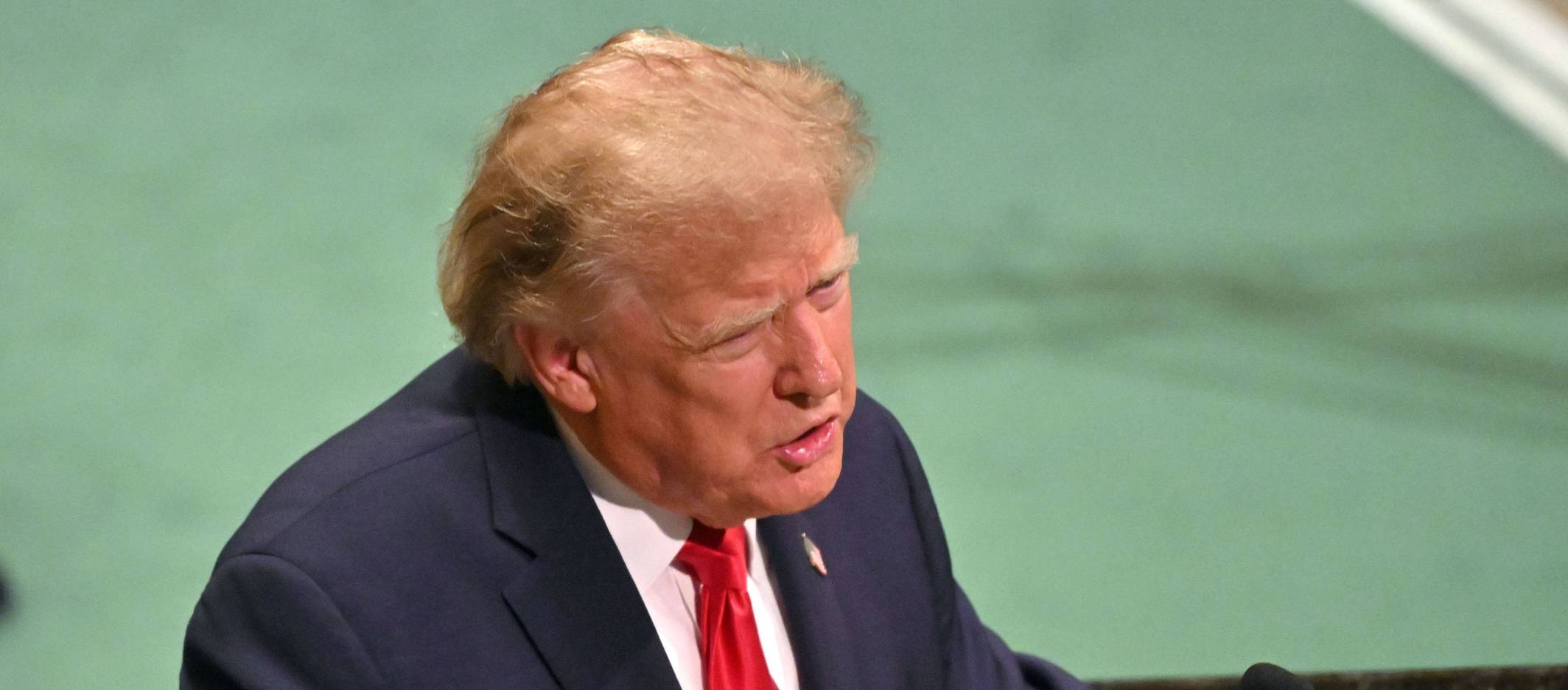 Donald Trump in New York.
