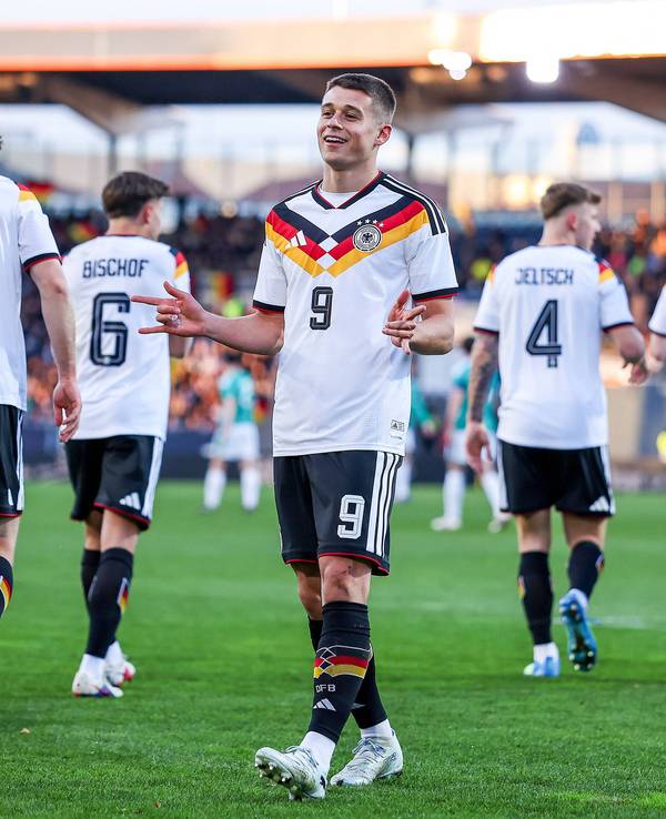 Nicolo Tresoldi im Rahmen der U21-Nationalmannschaft.