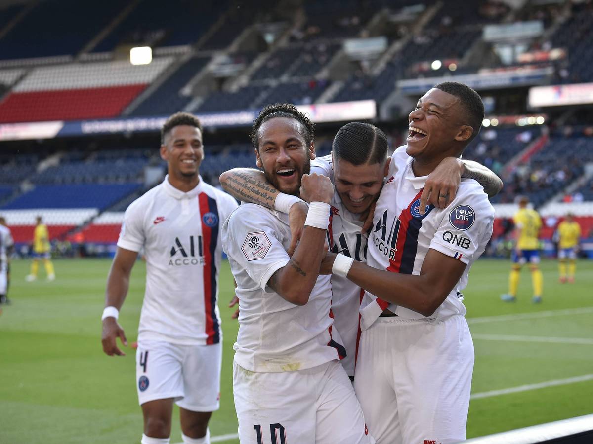 Mauro Icardi noch bei einem Spiel für Paris Saint-Germain.
