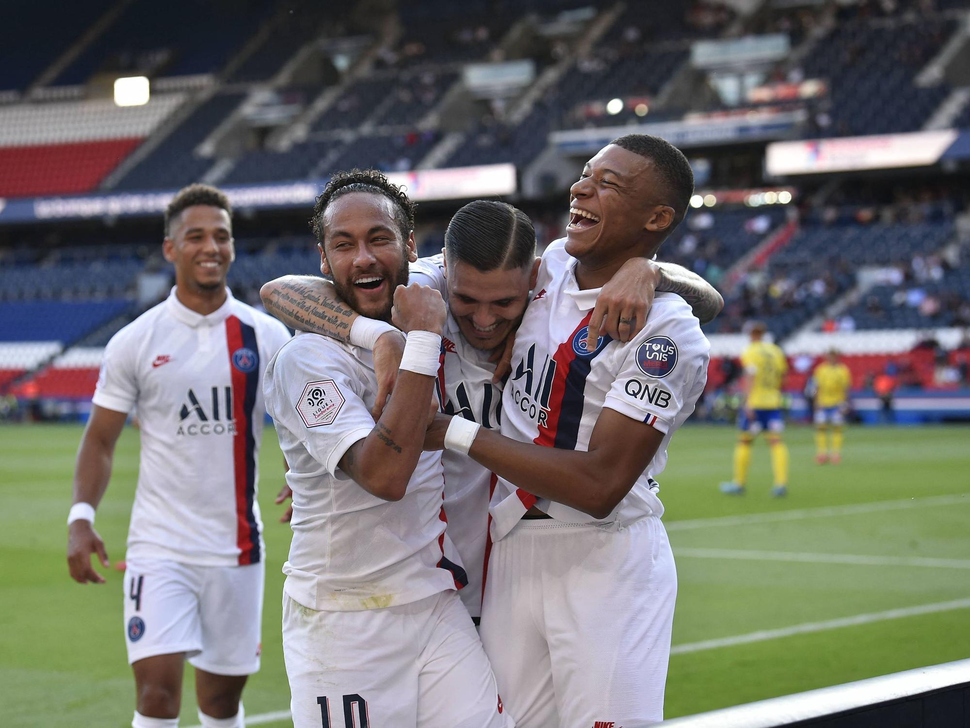 Mauro Icardi noch bei einem Spiel für Paris Saint-Germain.