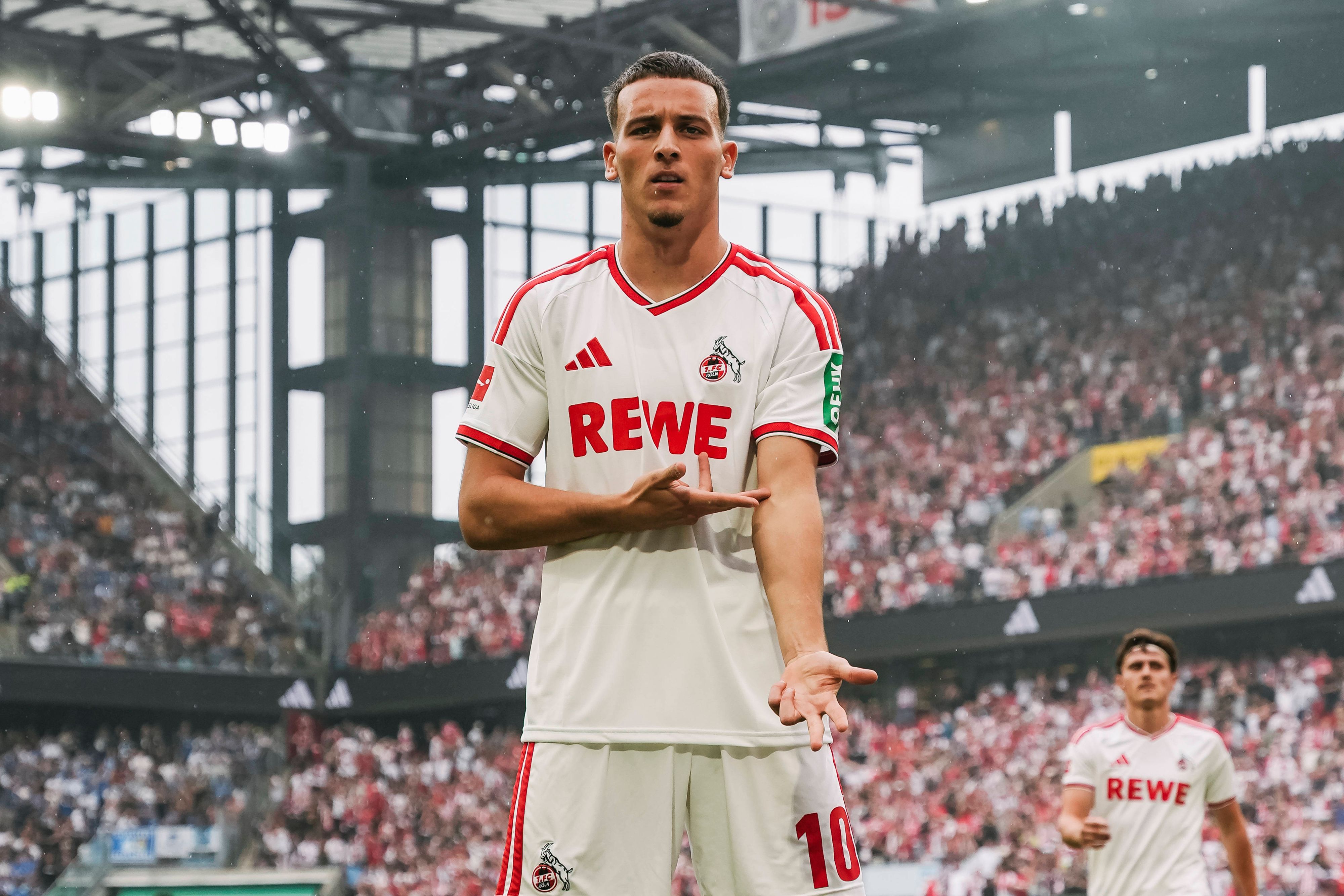 Said El Mala bejubelt seinen Treffer zum zwischenzeitlichen 1:1 gegen die TSG Hoffenheim.
